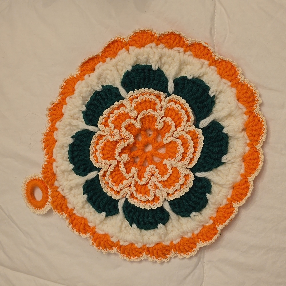 Hand Crocheted Hotpad - Picture 2 of 5